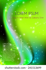 Spring Abstract with wave