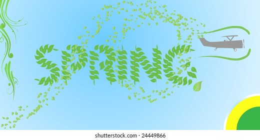 Spring aerogramme