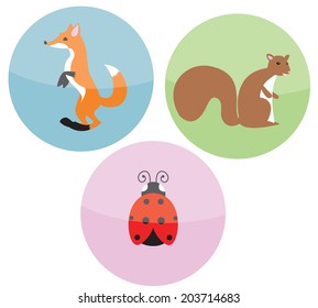 Spring Animal Icons