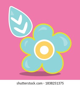 ilustración vectorial de las flores de los animales de primavera