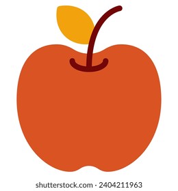 Spring apple Vector object illustration