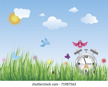 Spring arrives