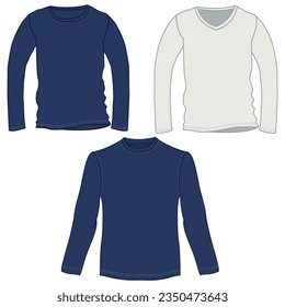 spring and autumn fashion color block silhouette t-shirt set