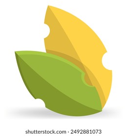 Frühlings- und Herbstblatt-Logo, Illustration der Pflege in allen Jahreszeiten
