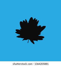 Spring autumn leaves icon vector