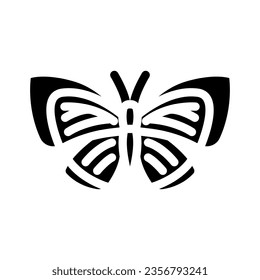 spring azure insect glyph icon vector. spring azure insect sign. isolated symbol illustration
