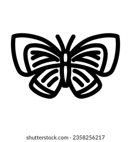 spring azure insect line icon vector. spring azure insect sign. isolated contour symbol black illustration