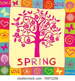  spring background.