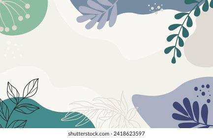 Spring background with beautiful flower. Spring Wallpaper vector. Spring season vector.