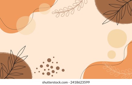 Fondo primaveral con hermosa flor. Vector de fondo de escritorio de primavera. Vector de temporada de primavera.