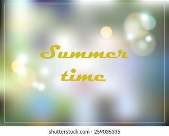 Spring background with bokeh