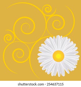spring background with dandelions - vector illustration