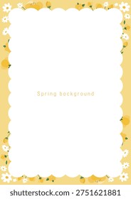 Spring background, spring design, background design, memo design