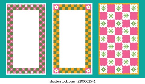 Spring background. easy editable color for social networks stories, vector illustration. Design backgrounds for social media.