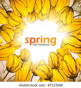 spring background, eps10