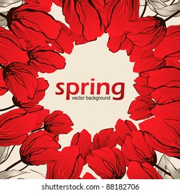 spring background, eps10