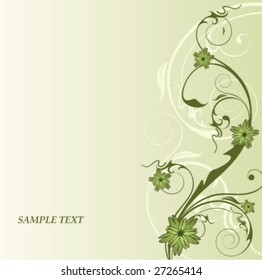 spring background with flowers