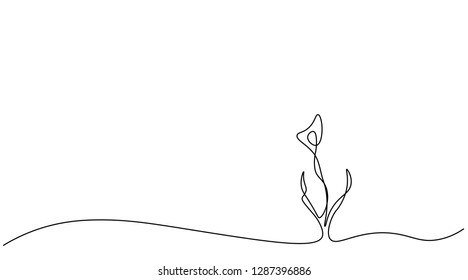 Spring background with flowers vector illustration.