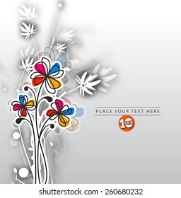 Spring Background. grouped for easy editing.