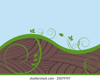 spring background (move bottom coils to your liking)