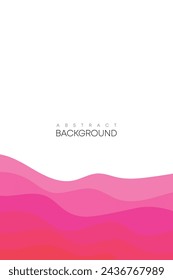 Spring background with paper waves and seacoast for banner, invitation, poster or web site design. Paper cut style,