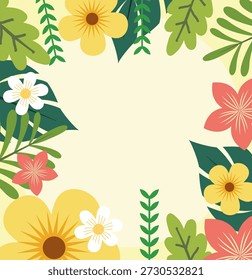Fondo de primavera. Fondo de la temporada de primavera. Diseño de la Ilustración vectorial de la historieta para el cartel, el Anuncio, el volante, el saludo, la tarjeta, la cubierta, el poste, la promoción.
