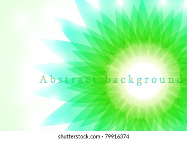 Spring background with space