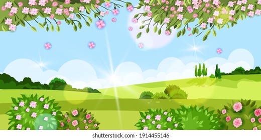 445 Plum blossom tree cartoon Images, Stock Photos & Vectors | Shutterstock