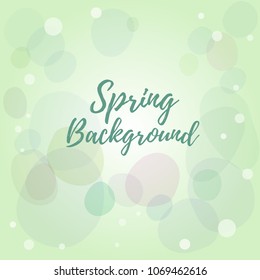 spring background vector