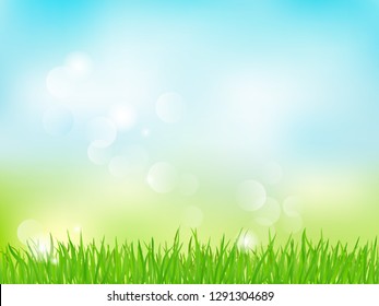 Spring background, vector