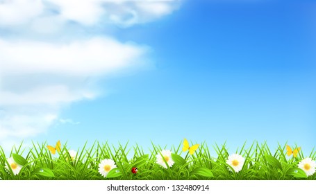 Spring Background Vector