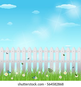 Spring background vector