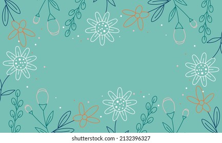 spring background vector. floral spring vector
