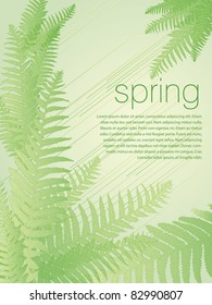 Spring background vector illustration