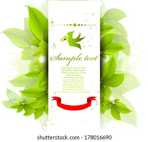Spring banner