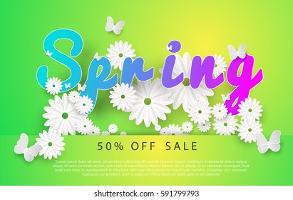 spring banners design. Vector illustration.