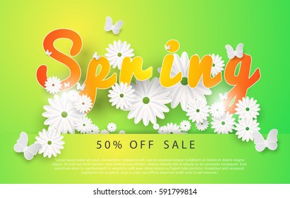 spring banners design. Vector illustration.