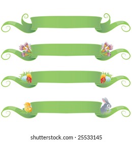 Spring Banners set