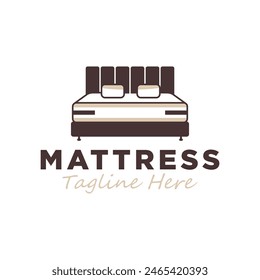 spring bed mattress logo design