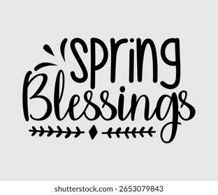 Bênçãos de primavera, Feliz primavera Eps design, primavera Eps Cut File, Camiseta Hoppy, Coelhinho e primavera Eps, Ovo para crianças, Corte Arquivo Cricut