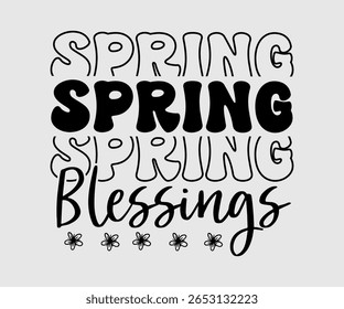 Bênçãos de primavera, Feliz primavera Eps design, primavera Eps Cut File, Camiseta Hoppy, Coelhinho e primavera Eps, Ovo para crianças, Corte Arquivo Cricut