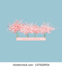 
Spring bloom. Cherry blossoms Pink tree. Sakura. Fruit trees. Blooming in parks