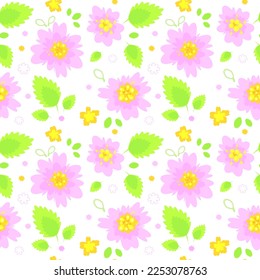 Spring bloom pattern. Perfect graphic for DIY projects, nursery art, cards, invitations, greeting cards, packaging design, cases, photos, posters, wall art, logos, blogs, website, banners and more. 