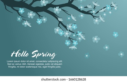 Spring blossom background.Spring flowers.Abstract background.Springtime