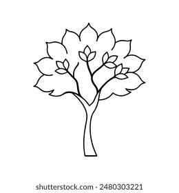 Spring Blossom illustration flower tree