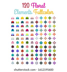 Spring, Blossom,Tropic, Floral Elements Set All