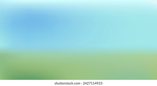 Spring blur background. Holiday abstract banner template. Card with decoration. Vector simple illustration.