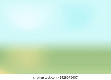 Spring blur background. Holiday abstract banner template. Card with decoration. Vector simple illustration.