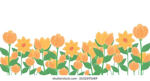 Spring  botanical cards with drawn flowers Watercolor blossom. Floral art templates for holiday, poster, invitation, social media post, cover, advertisement, for Mother's Day, Easter and Birthday