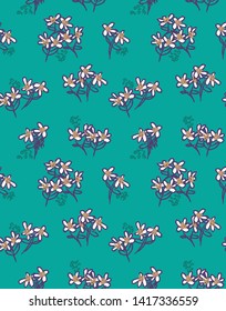 Spring Botanical Floral Seamless Print